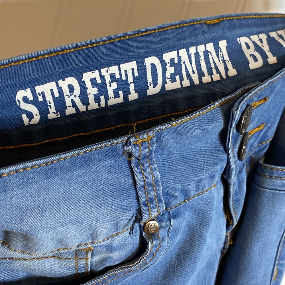 Junior Women's size 3/4 vip street denim Jeans - Picture 10 of 12